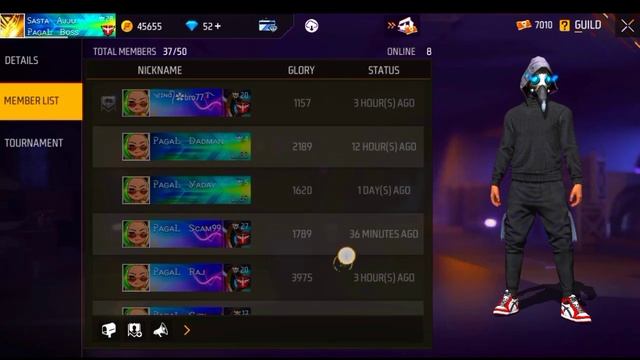 PAGAL BOSS GUILD PLAYER KICK TO GUILD MEMBER PAGAL BOSS BHAI GUILD PLAYER JOIN FOR GUILD MEMBER смотреть онлайн