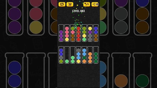 Ball Sort Puzzle - level 683 смотреть онлайн