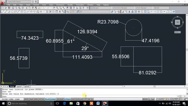 Learn Autocad complete course 2D&3D in hindi, 2D Dimension commands part 23!! смотреть онлайн