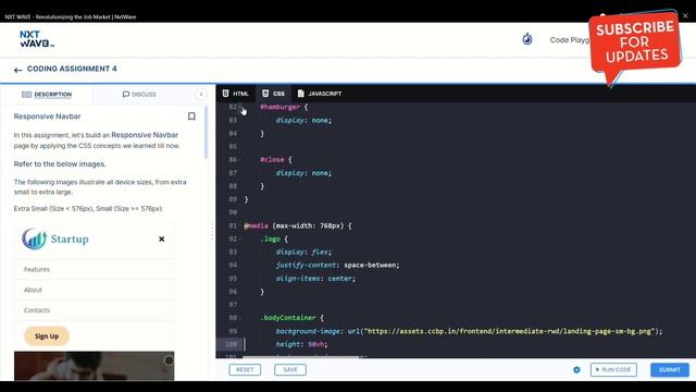 CSS FLEXBOX | Coding Assignment - 4 | NXT WAVE | Nav Bar смотреть онлайн