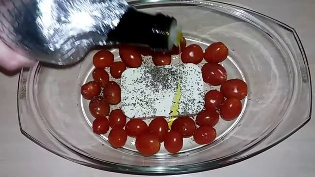 Паста с томатами и сыром фета смотреть онлайн