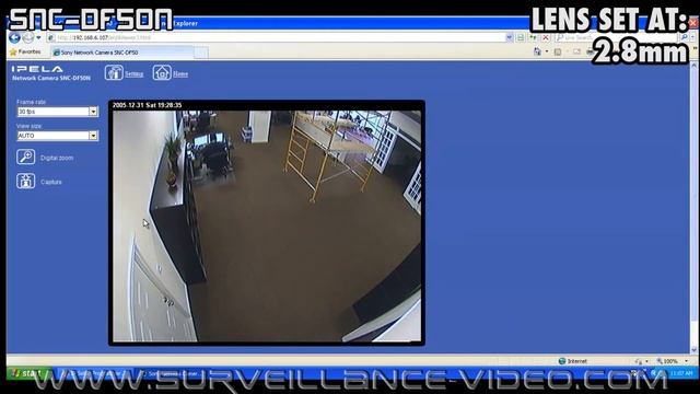 SONY IPELA SNC-DM110 & SNC-DF50N Camera Demo From Surveillance-Video.com смотреть онлайн