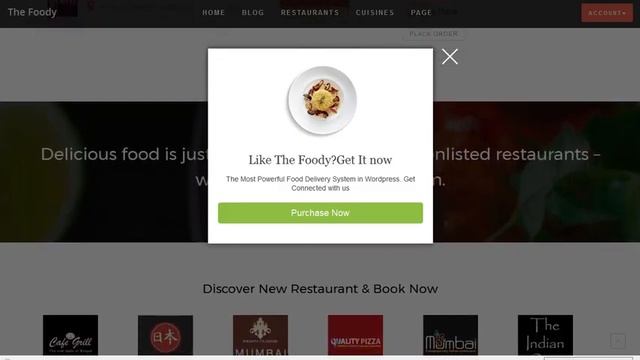 Thefoody - Multivendor Multiple Restaurant WordPress Theme смотреть онлайн