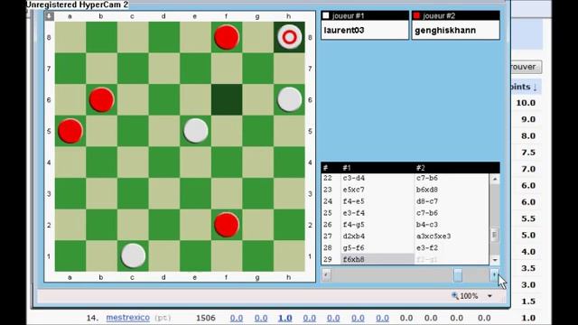Jeu de Dames 64 cases Playok смотреть онлайн