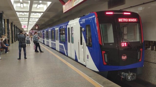 Тест-драйв нового состава поезда Минского метро смотреть онлайн