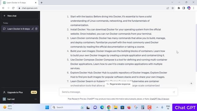 How to learn Docker step by step - Docker Tutorial - Chat GPT смотреть онлайн