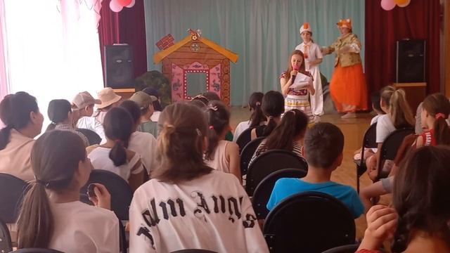 Игровая программа "Про Алёнку и Гусёнка" для пришкольных площадок в рамках программы "Балалар әлемі смотреть онлайн