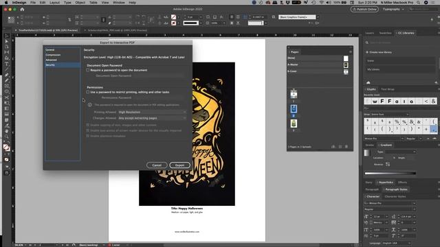 12 Adobe Indesign for Creating An Illustrator Portfolio: Export to PDF. смотреть онлайн