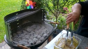 Стейки из свиной шеи на гриле или мангале