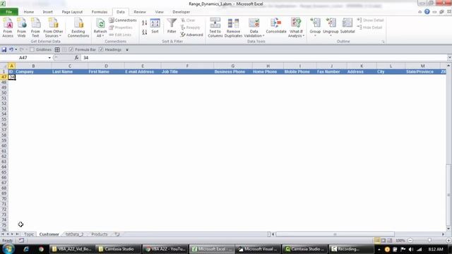 Simple video on how to create dynamic excel range using VBA - 1 смотреть онлайн