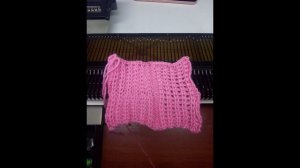 Как связать резинку на вязальной машине. Жемчужная и английская резинки.