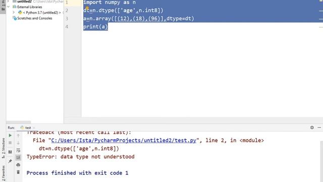Python (بالمغربي) Partie 72 ..Numpy #3 ..Maching Learning # 8 ...DataType in Numpy смотреть онлайн