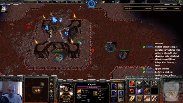Warcraft 3 | Marine Hero Survival 1.5 | Teamwork Baby