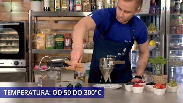 Gofrownica bąbelkowa Royal Catering RCWM-1400-B | Royal Catering смотреть онлайн
