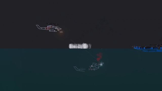 Helicopters attack warship Yamato - People Playground смотреть онлайн