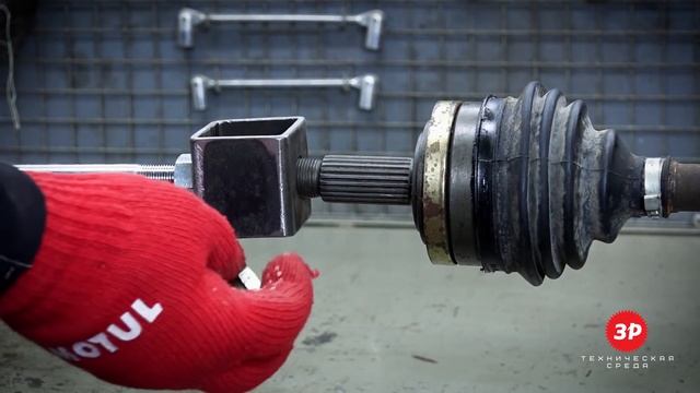 Как самому снять ШРУС с приводного вала