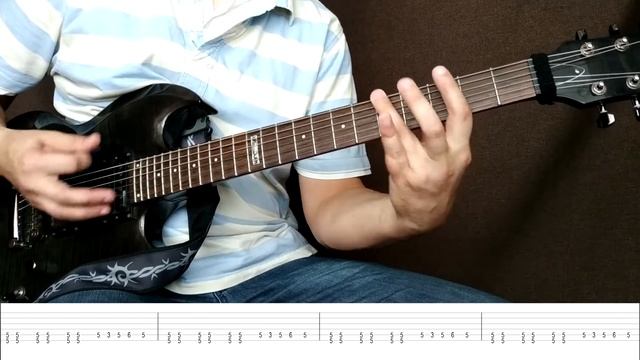 Skillet - Not Gonna Die как играть + TAB how to play cover смотреть онлайн