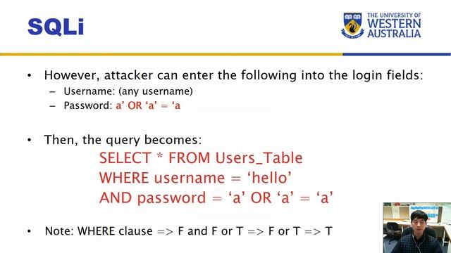 CITS3004 - 6.1. SQLi смотреть онлайн