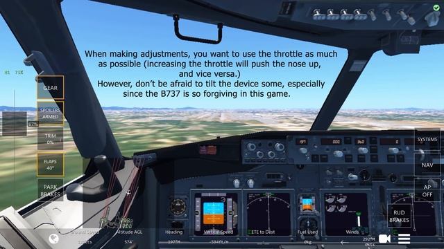 How to Land the B737 in Infinite Flight without the HUD смотреть онлайн