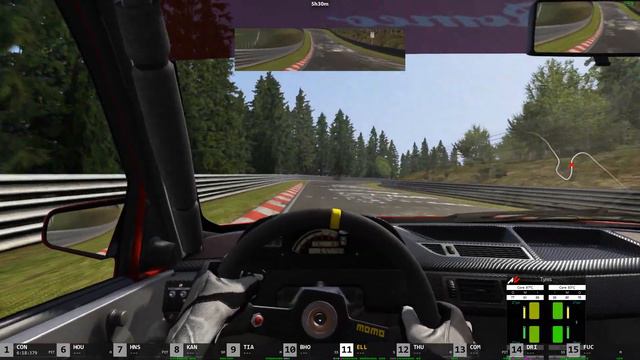 Assetto Corsa : Alfa Rome 155 V6 TI - достойный конкурент Mercedes 190 EVO II
