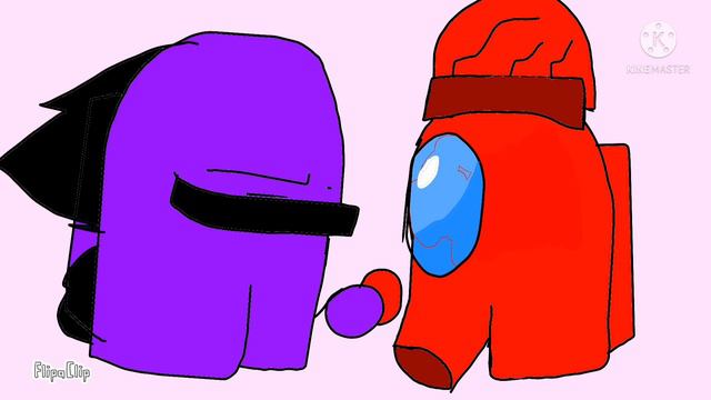 One more meme ^AMONG US^ Purple X Red смотреть онлайн