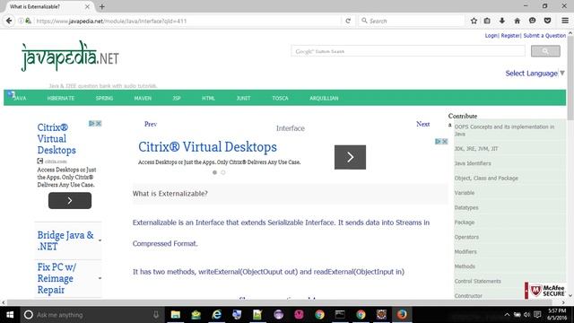 What is Externalizable?
- javapedia.net смотреть онлайн