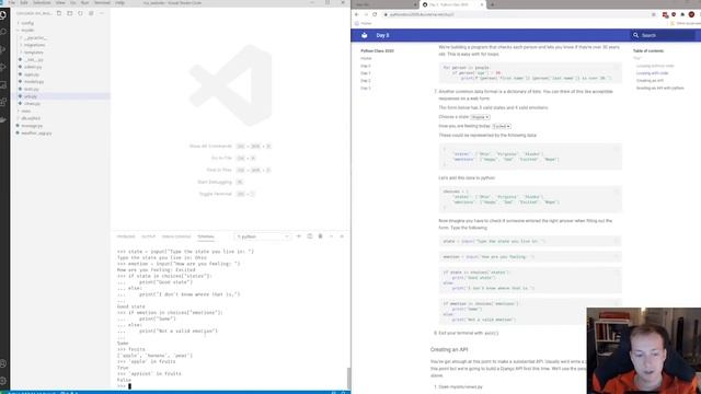 Learn to Code with Python (Tutorial 3, Fall 2020) смотреть онлайн