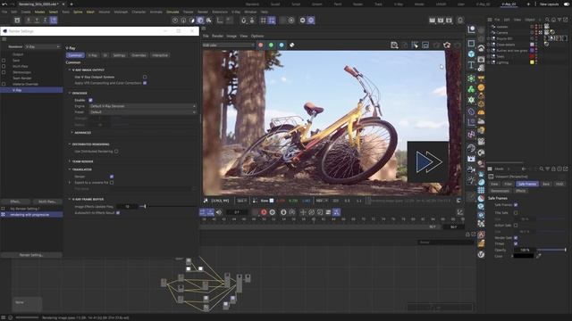 Render settings in V-Ray for Cinema 4D explained смотреть онлайн