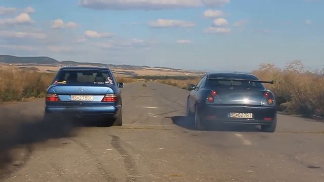 Mercedes om606 vs Fiat coupe 2.0 turbo смотреть онлайн