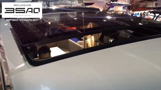 Aquador 35 AQ круизный катер класса Offshore | Мировая премьера 2017 года