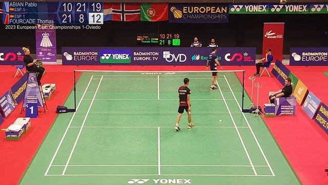 Match Point - Pablo Abian vs Thomas Fourcade - MS, SF - ECC 2023 смотреть онлайн