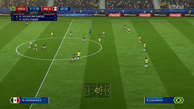 FIFA 18 World Cup - Brazil Vs. Mexico @ Samara Arena