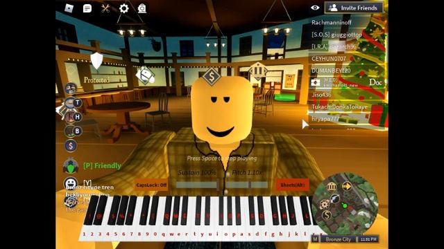 POLISH COW on ROBLOX PIANO version with arrangement "Tylko jedno w głowie mam" смотреть онлайн
