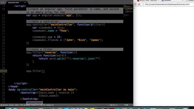 How To Create A Custom AngularJS Filter In Under 5 Minutes смотреть онлайн