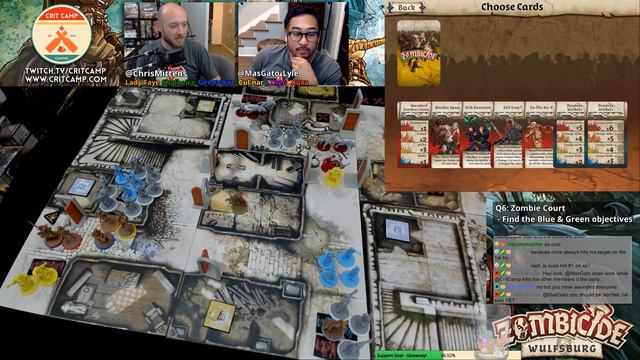 Zombicide Wulfsburg EP30 Q6: Zombie Court - Crit Camp смотреть онлайн