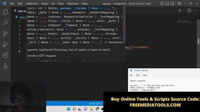 Python 3 Email Validation API Example to Check Whether Input Email Address Exists or Not in Termina смотреть онлайн