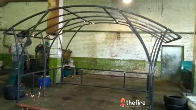 Беседка с мангалом и печью под казан смотреть онлайн