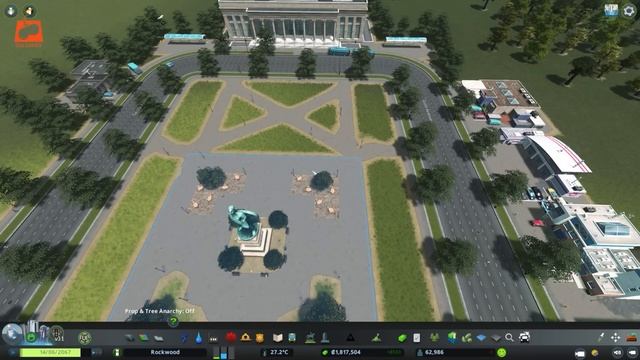 #cities_skylines طريقة جديدة - بناء أجمل مدينة جامعية - مدينة الامل 17 смотреть онлайн
