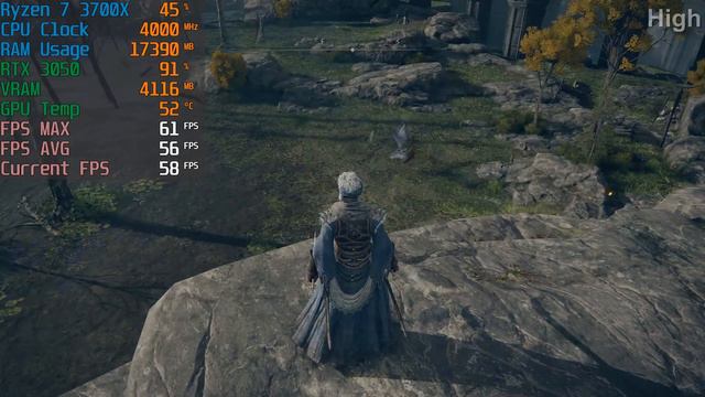 Elden Ring | RTX 3050 FPS TEST (High Settings) смотреть онлайн