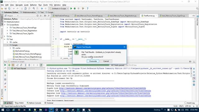 Generating Report in Selenium Webdriver using Python смотреть онлайн