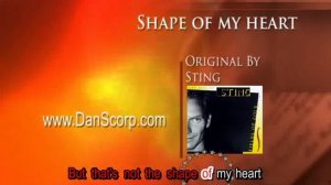Sting - Shape of my heart - Karaoke