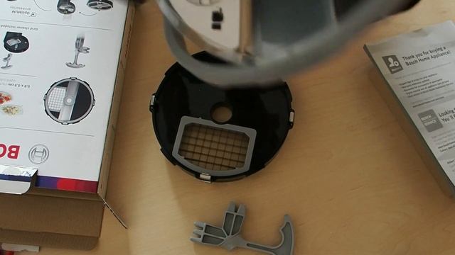 Unboxing MUZ9CC1 Cube cutter Würfelschneider for Bosch OptiMUM смотреть онлайн