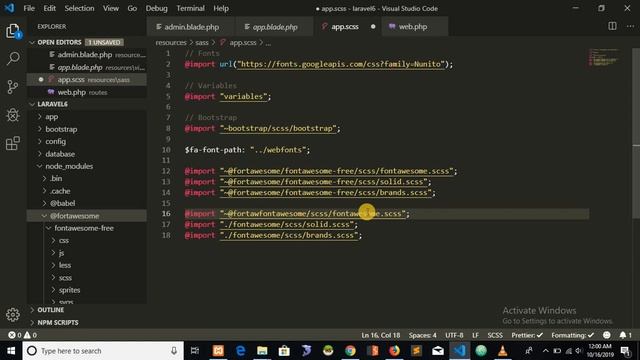 Laravel 6 fontawsome issue - laravel6 fontawsome with npm смотреть онлайн