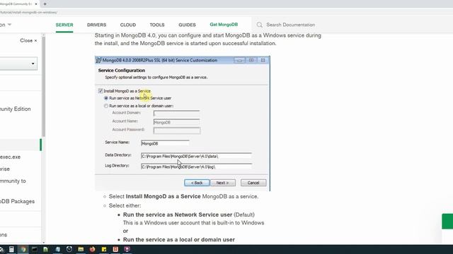 Lesson 6: Installing MongoDB on Windows 10 смотреть онлайн