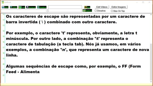 Curso ( Tutorial ) de Dart para Flutter - Sequências de escape - Combinação de caracteres - Aula 13 смотреть онлайн