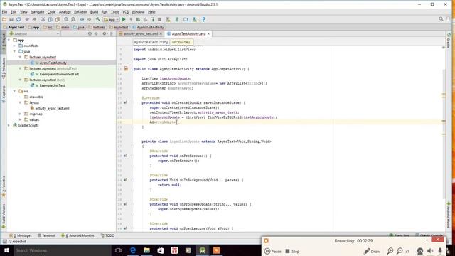 Best Android Course: Async Task with example: part 4 смотреть онлайн