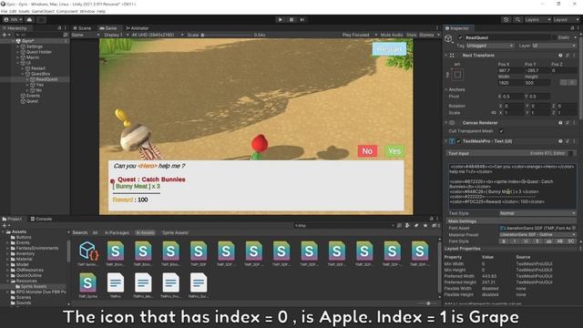 Unity add icons into a String or Text | How to use Sprite Asset in Text Mesh Pro смотреть онлайн