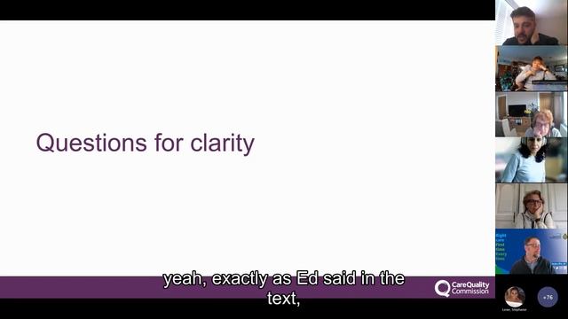 CQC Engagement session | Reports and outputs смотреть онлайн