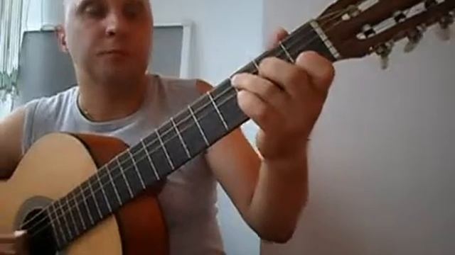 Уроки гитары.Красивая мелодия смотреть онлайн