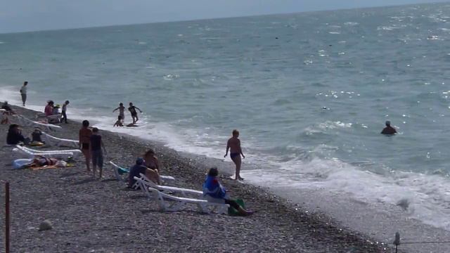 Лазаревское, но ветер холодный... смотреть онлайн